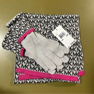 Michael Kors Beanie, Scarf, and Gloves